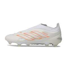 Adidas Predator 26 Elite Laceless White Firm Ground FG Football Boot