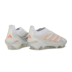 Adidas Predator 26 Elite Laceless White Firm Ground FG Football Boot