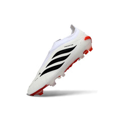 Adidas Predator 26 Elite Laceless White, Orange and Black Firm Ground FG Football Boot