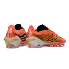 Adidas Predator 26 Elite Orange and Golden Firm Ground FG Football Boot