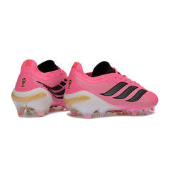 Adidas Predator 26 Elite Pink and Black Firm Ground FG Football Boot
