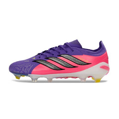 Adidas Predator 26 Elite Pink and Purple Firm Ground FG Football Boot
