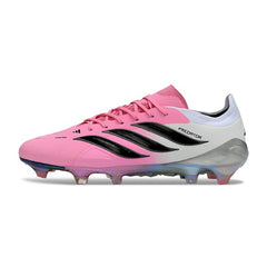 Adidas Predator 26 Elite Pink and White Firm Ground FG Football Boot