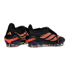 Adidas Predator 26 Elite Tongue Black and Orange Firm Ground FG Football Boot