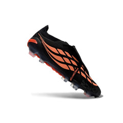 Adidas Predator 26 Elite Tongue Black and Orange Firm Ground FG Football Boot
