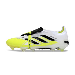 Adidas Predator 26 Elite Tongue Black, Yellow and White Firm Ground FG Football Boot