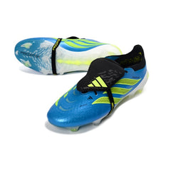 Adidas Predator 26 Elite Tongue Blue, White and Black Kids Firm Ground FG Football Boot