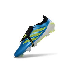 Adidas Predator 26 Elite Tongue Blue, White and Black Kids Firm Ground FG Football Boot
