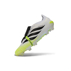 Adidas Predator 26 Elite Tongue Fluorescent Green, Black and White Firm Ground FG Football Boot