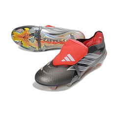 Adidas Predator 26 Elite Tongue Gray and Orange Firm Ground FG Football Boot