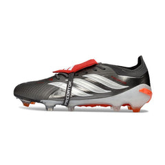 Adidas Predator 26 Elite Tongue Gray, Orange and White Firm Ground FG Football Boot