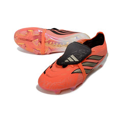 Adidas Predator 26 Elite Tongue Orange, Black and Golden Firm Ground FG Football Boot