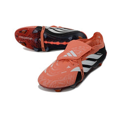 Adidas Predator 26 Elite Tongue Orange, White and Black Firm Ground FG Football Boot