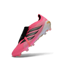 Adidas Predator 26 Elite Tongue Pink and Black Firm Ground FG Football Boot