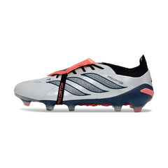 Adidas Predator 26 Elite Tongue Silver and Orange Firm Ground FG Football Boot