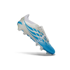 Adidas Predator 26 Elite Tongue White and Blue Firm Ground FG