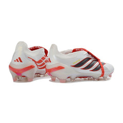 Adidas Predator 26 Elite Tongue White and Orange Firm Ground FG Football Boot