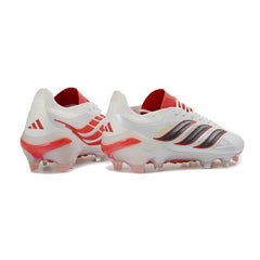 Adidas Predator 26 Elite White and Orange Firm Ground FG Football Boot
