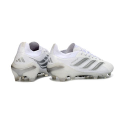 Adidas Predator 26 Elite White and Silver Firm Ground FG Football Boot