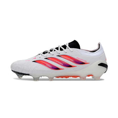 Adidas Predator 26 Elite White, Black and Pink Firm Ground FG Football Boot