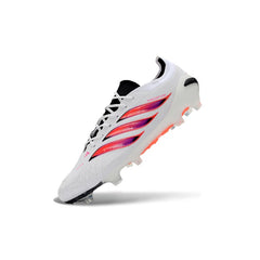 Adidas Predator 26 Elite White, Black and Pink Firm Ground FG Football Boot