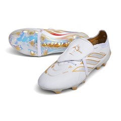 Adidas Predator 26 Elite  White Zinedinze Zidane Pack Firm Ground FG Football Boot