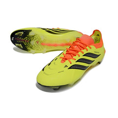 Adidas Predator 26 Elite Yellow and Orange Firm Ground FG Football Boot