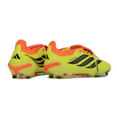 Adidas Predator 26 Elite Yellow and Orange Firm Ground FG Football Boot