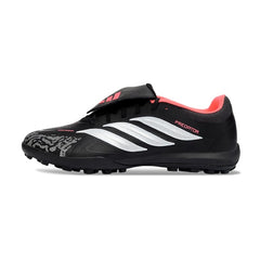 Adidas Predator 26 League Tongue Black and Red Turf TF Football Boot
