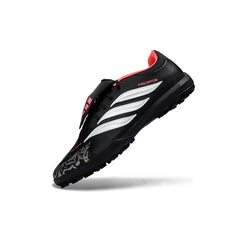 Adidas Predator 26 League Tongue Black and Red Turf TF Football Boot