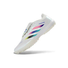 Adidas Predator 26 League Tongue White, Pink and Blue Turf TF Football Boot