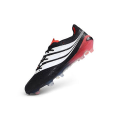 Adidas Predator 27 Elite Black, Red and White Firm Ground FG Football Boot