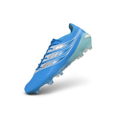 Adidas Predator 27 Elite Light Blue and White Firm Ground FG Football Boot