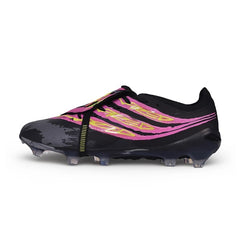 Adidas Predator 27 Elite Tongue Black and Pink Firm Ground FG Football Boot