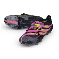 Adidas Predator 27 Elite Tongue Black and Pink Firm Ground FG Football Boot