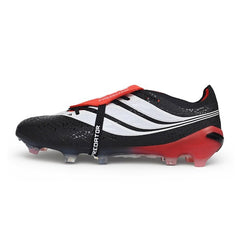 Adidas Predator 27 Elite Tongue Black, White and Red Firm Ground FG Football Boot