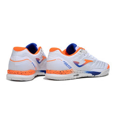 Joma Regate Rebound White Orange and Blue Indoor IC Football Boot