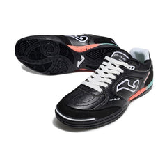 Joma Top Flex 24 Black Light Blue and Pink Indoor IC Football Boot