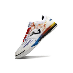 Joma Top Flex Rebound White Red and Blue Indoor IC Football Boot