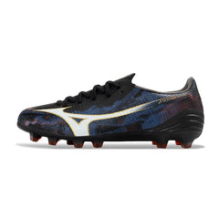 Mizuno Alpha III Elite Black, Blue and Pink Firm Ground FG Football Boot