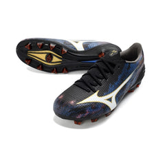 Mizuno Alpha III Elite Black, Blue and Pink Firm Ground FG Football Boot