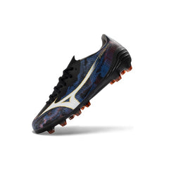 Mizuno Alpha III Elite Black, Blue and Pink Firm Ground FG Football Boot