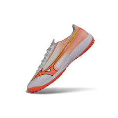 Mizuno Alpha III Elite White and Orange Turf TF Football Boot