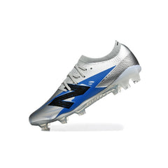 New Balance Furon Team V8 Silver and Blue Firm Ground FG Football Boot