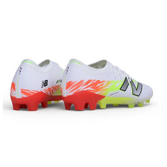 New Balance Furon Team V9 White, Green and Red Firm Ground FG Football Boot