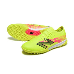 New Balance Furon V8 Elite Yellow and Pink Turf TF Football Boot