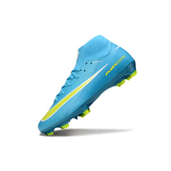 Nike Air Zoom Mercurial Superfly 10 Academy Blue and Yellow Firm Ground FG Football Boot