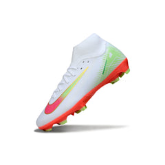 Nike Air Zoom Mercurial Superfly 10 Academy White, Orange and Pink Firm Ground FG Football Boot