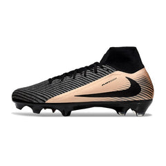 Nike Air Zoom Mercurial Superfly 10 Elite Black and Bronze Firm Ground FG Football Boot