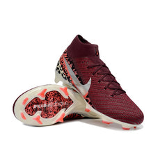 Nike Air Zoom Mercurial Superfly 10 Elite Dark Red Firm Ground FG Kids Football Boot